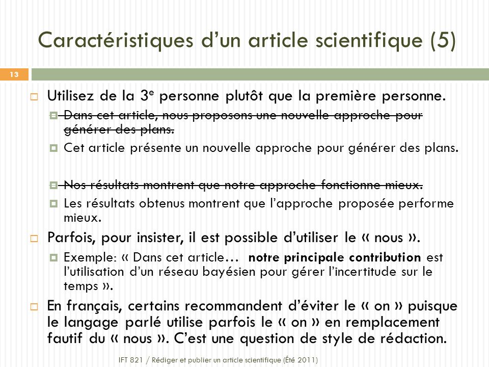 Exemple Danalyse Dun Article Scientifique Ppt Le Meilleur Exemple